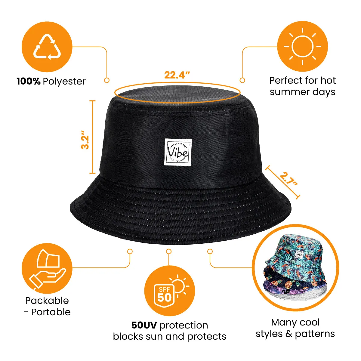 Bucket Hat - Black