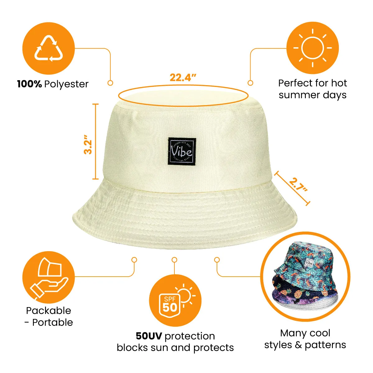 Bucket Hat - White