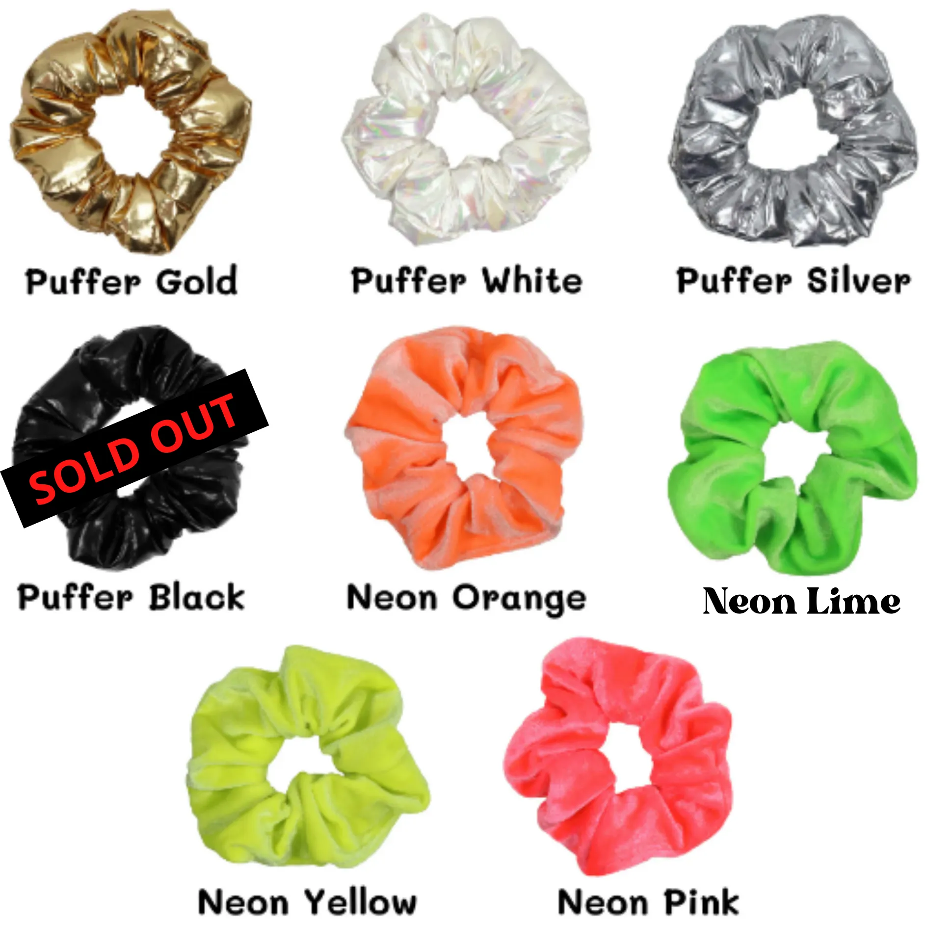 Build Your Own Scrunchies Pack Cotton Satin Velvet Hair Ties Plain Scrunchie Wholesale Ponytail Accessories Scrunchy Elastic Bands for Girls