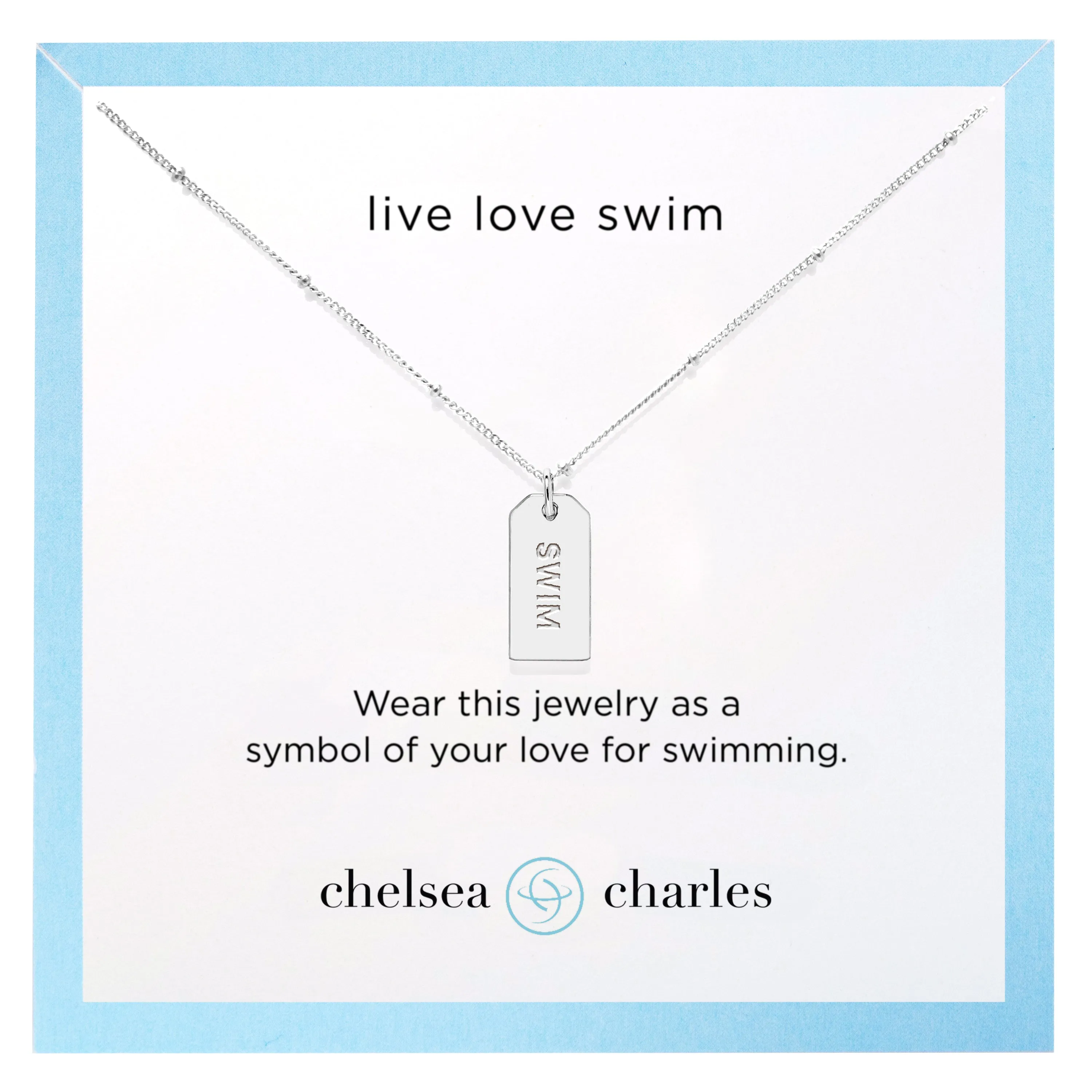 CC Sport SWIM Charm Necklace (Reversible)