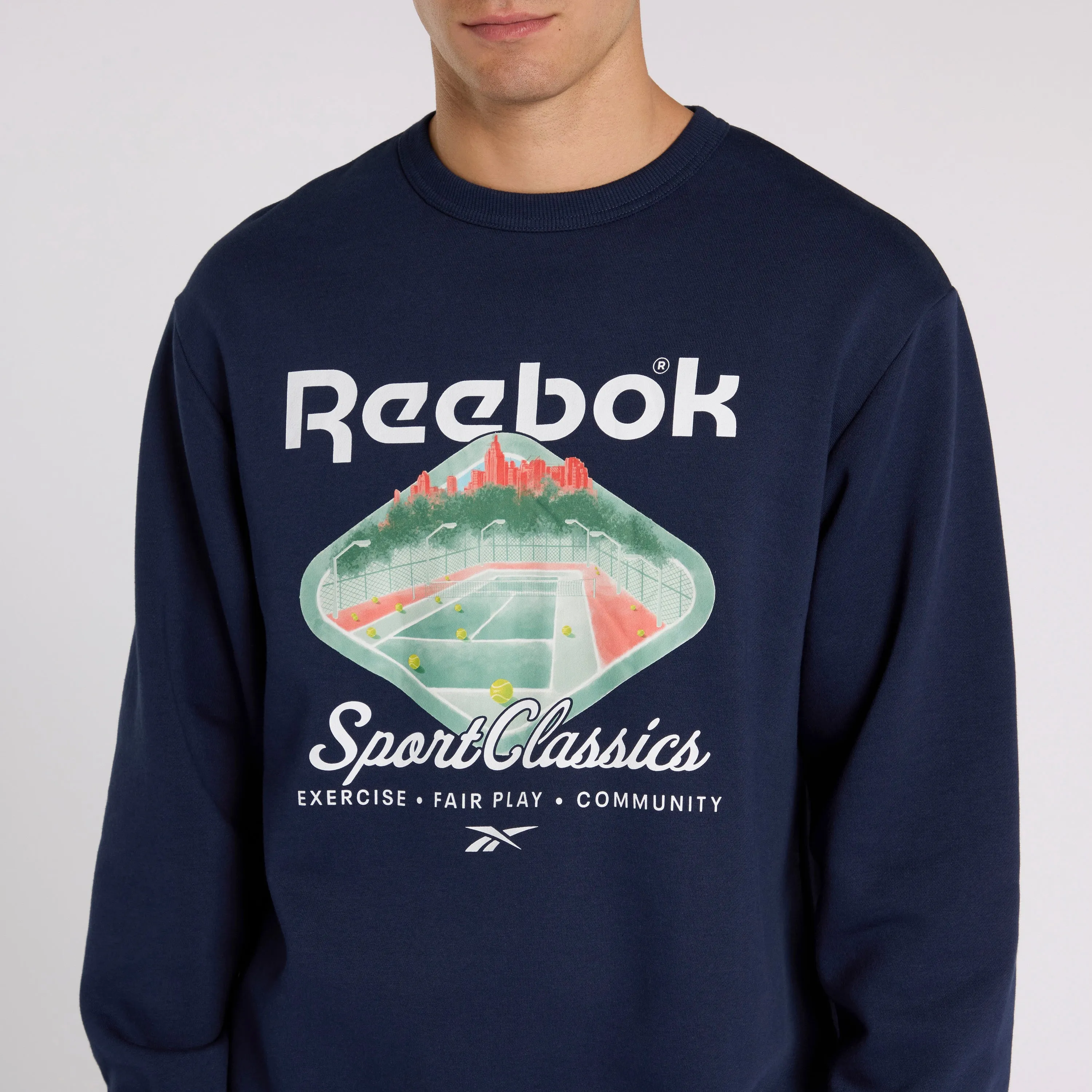 Cl Court Sport Crew Vector Navy