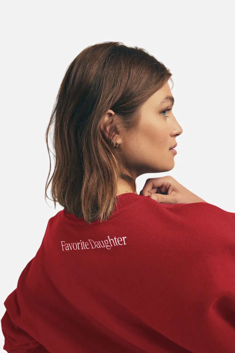 Favorite Daughter Go Sports Sweatshirt Red