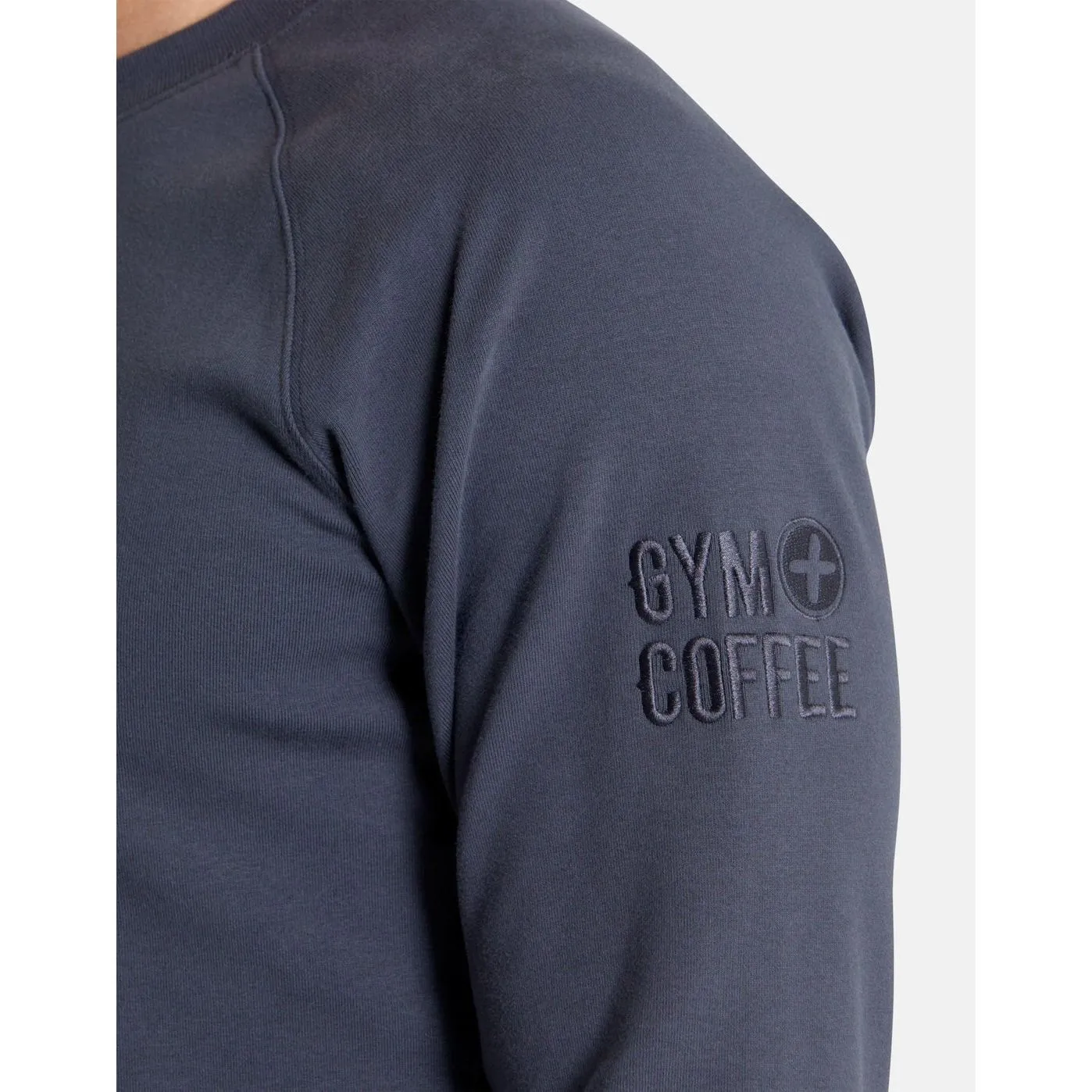 Gym Coffee Mens Essential Crew Sweater Orbit