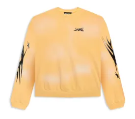 Hellstar Studios Sports Crewneck Sweatshirt Yellow