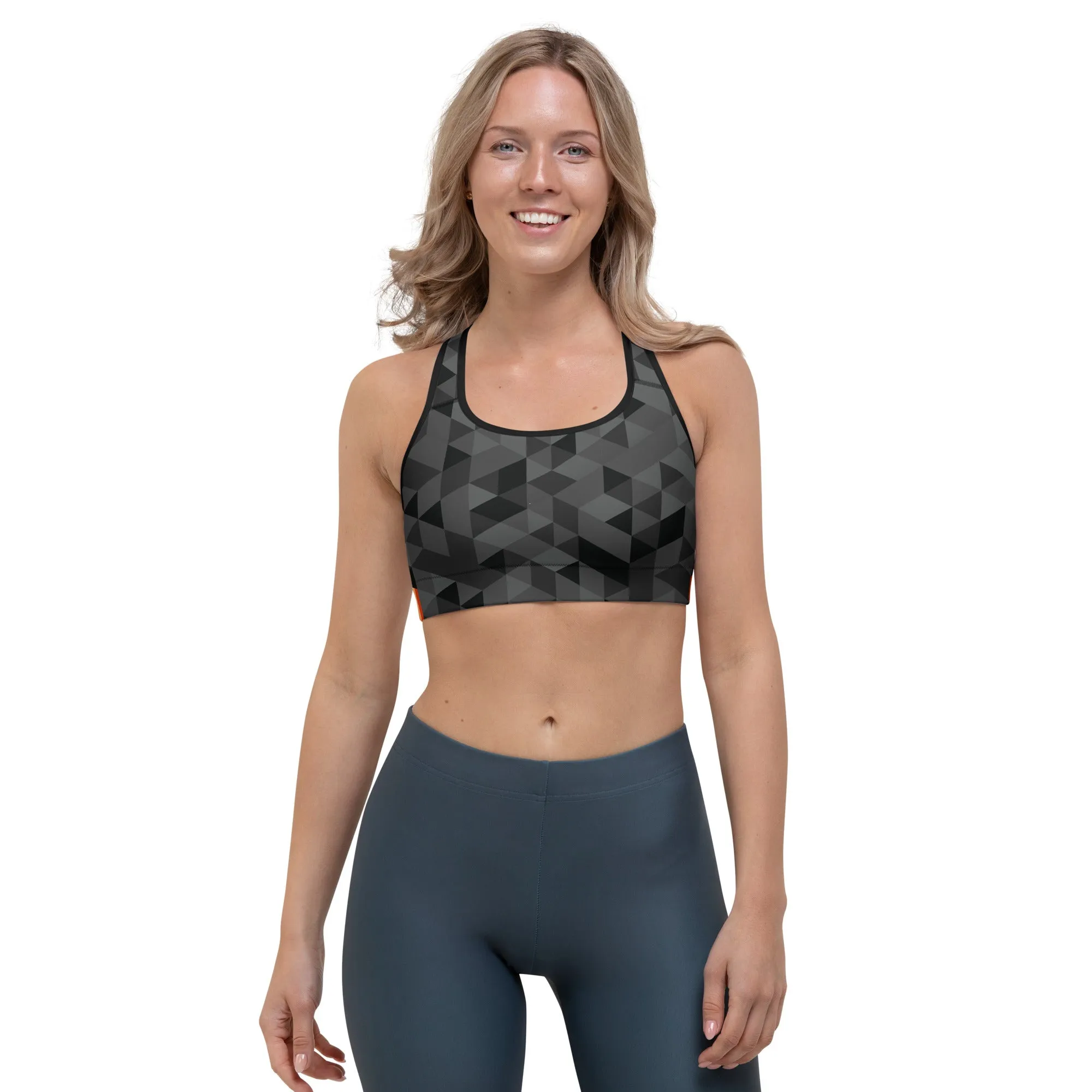 Lesbian Triangle Pattern Sports bra