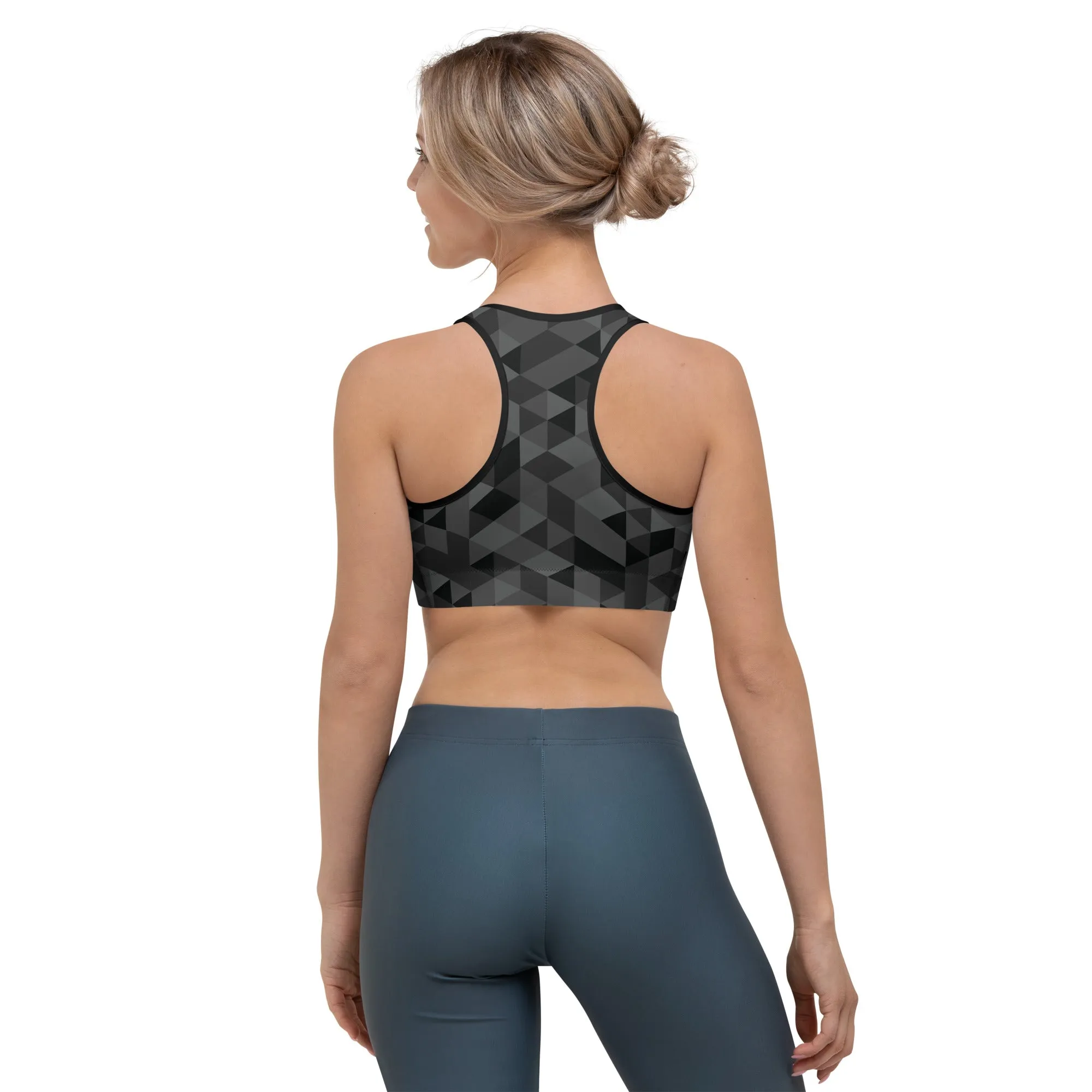 Lesbian Triangle Pattern Sports bra