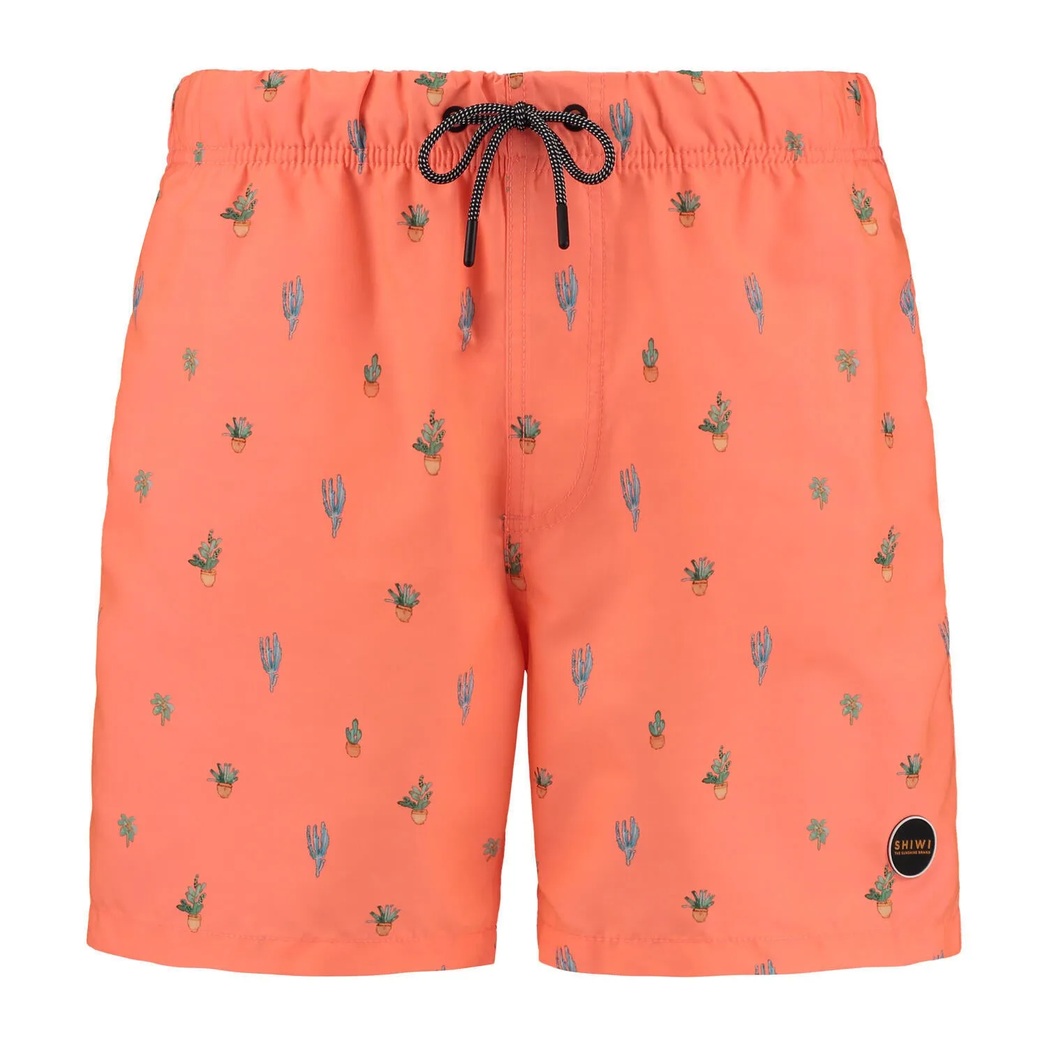 Men's swim shorts oasis micro peach SHIWI, neon blood orange