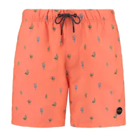 Men's swim shorts oasis micro peach SHIWI, neon blood orange