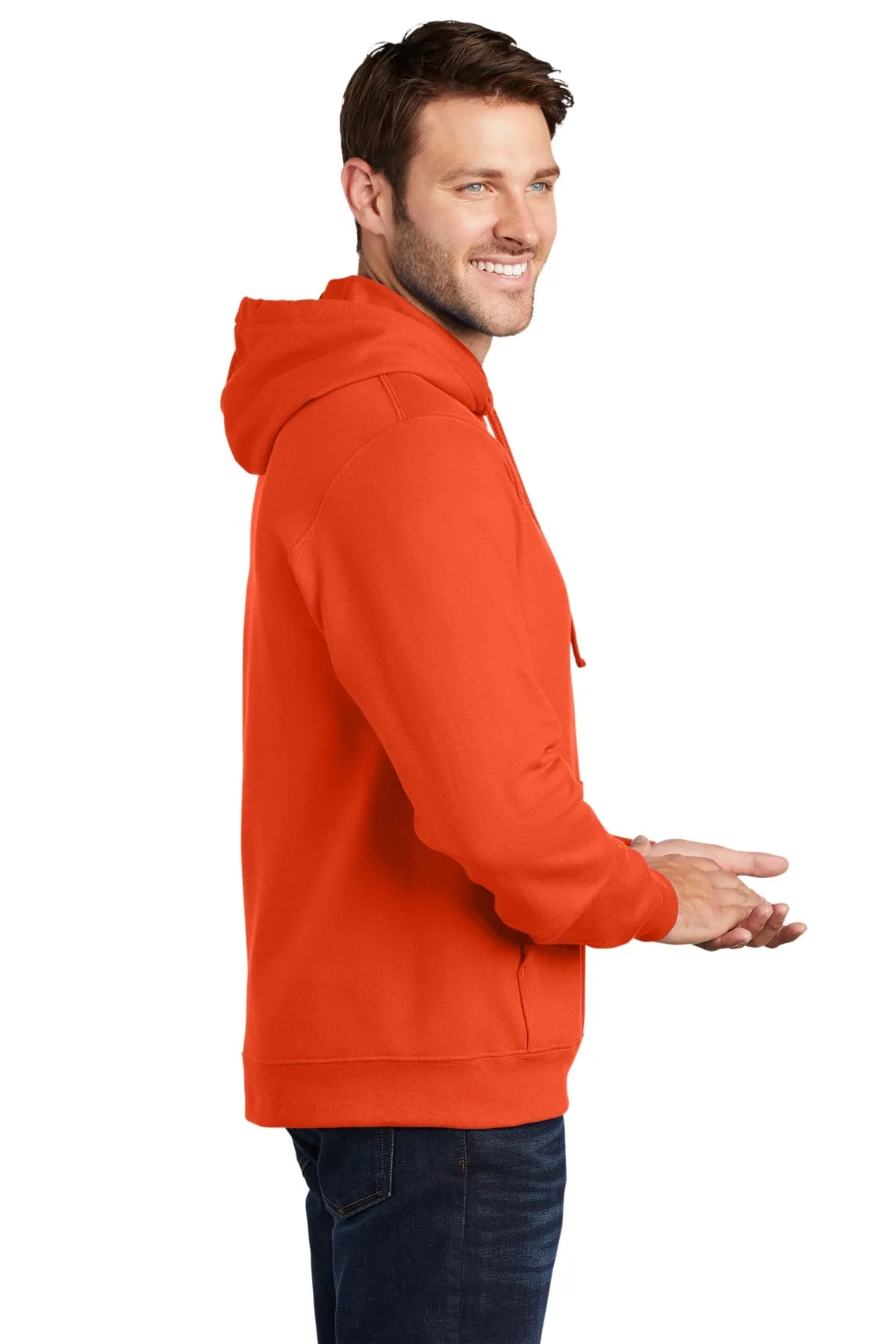 Port & Company Fan Favorite Fleece Customized Hoodies, Orange