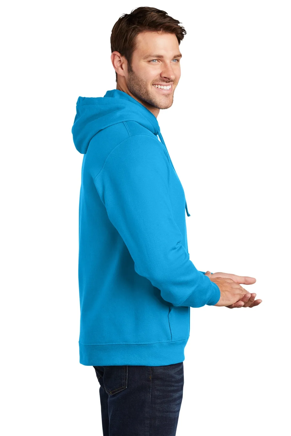 Port & Company Fan Favorite Fleece Customized Hoodies, Sapphire