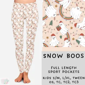 Ready To Ship - Christmas Lounge - Snow Boos Leggings