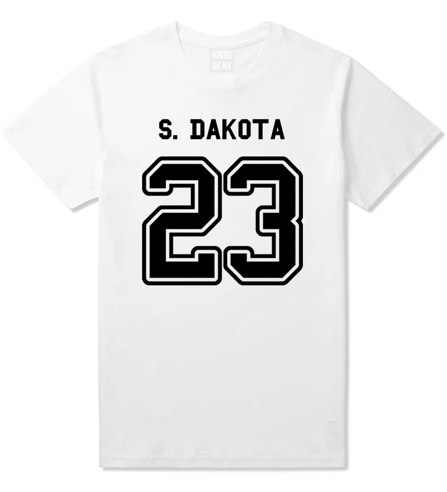 Sport Style South Dakota 23 Team State Jersey Mens T-Shirt