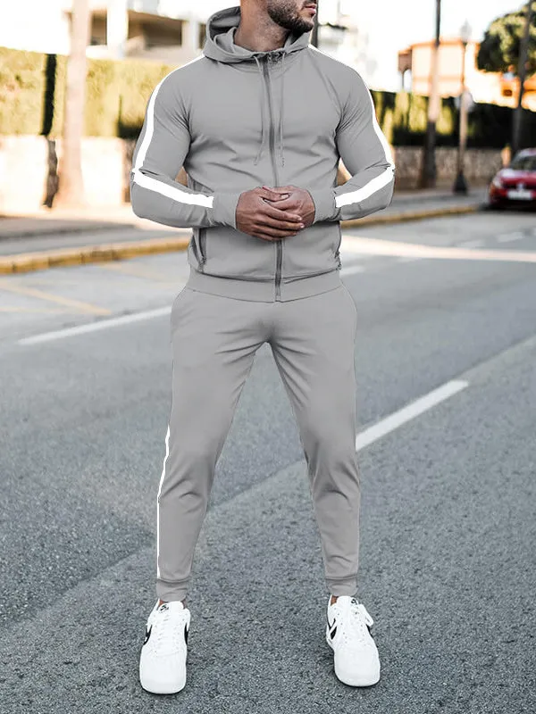 Spring And Autumn Casual Sports Sweatshirts Long Sleeve Tracksuit Sets