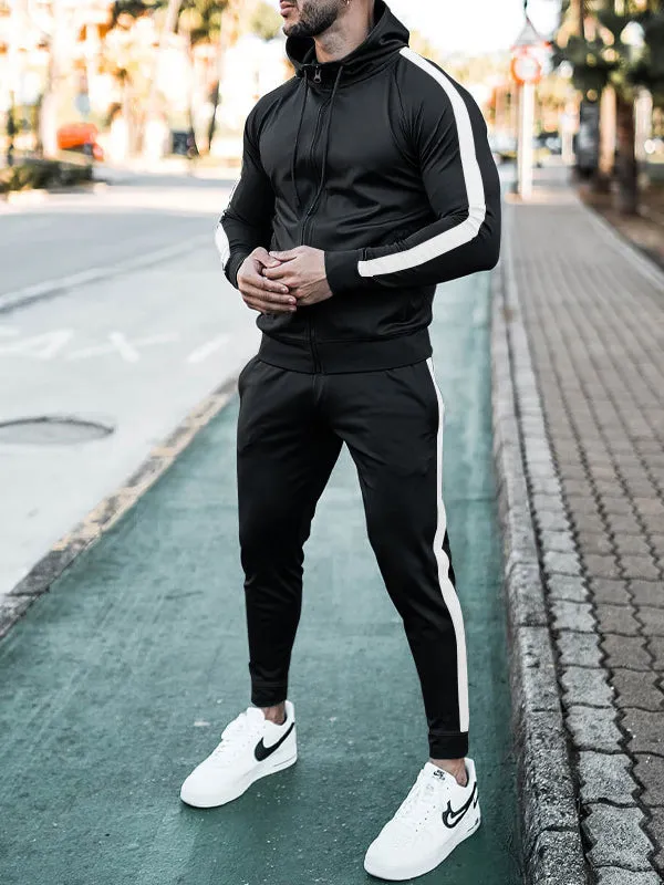 Spring And Autumn Casual Sports Sweatshirts Long Sleeve Tracksuit Sets