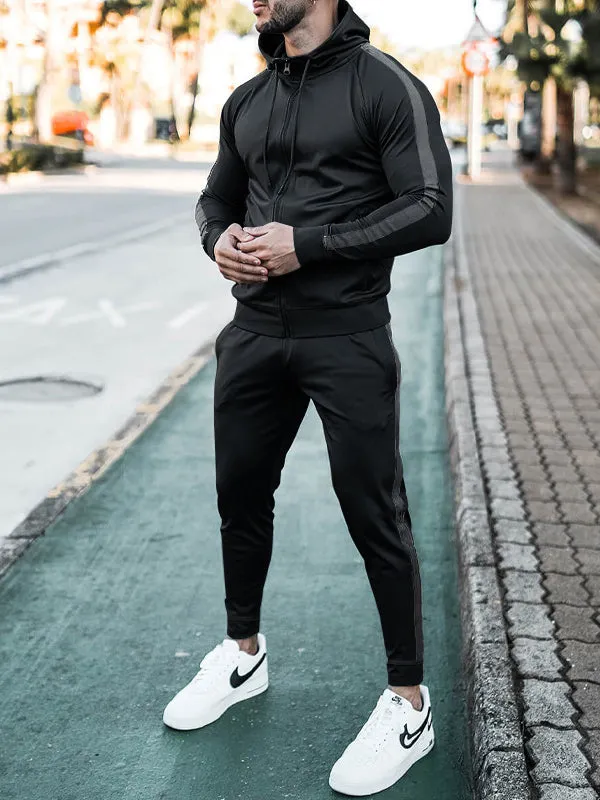 Spring And Autumn Casual Sports Sweatshirts Long Sleeve Tracksuit Sets