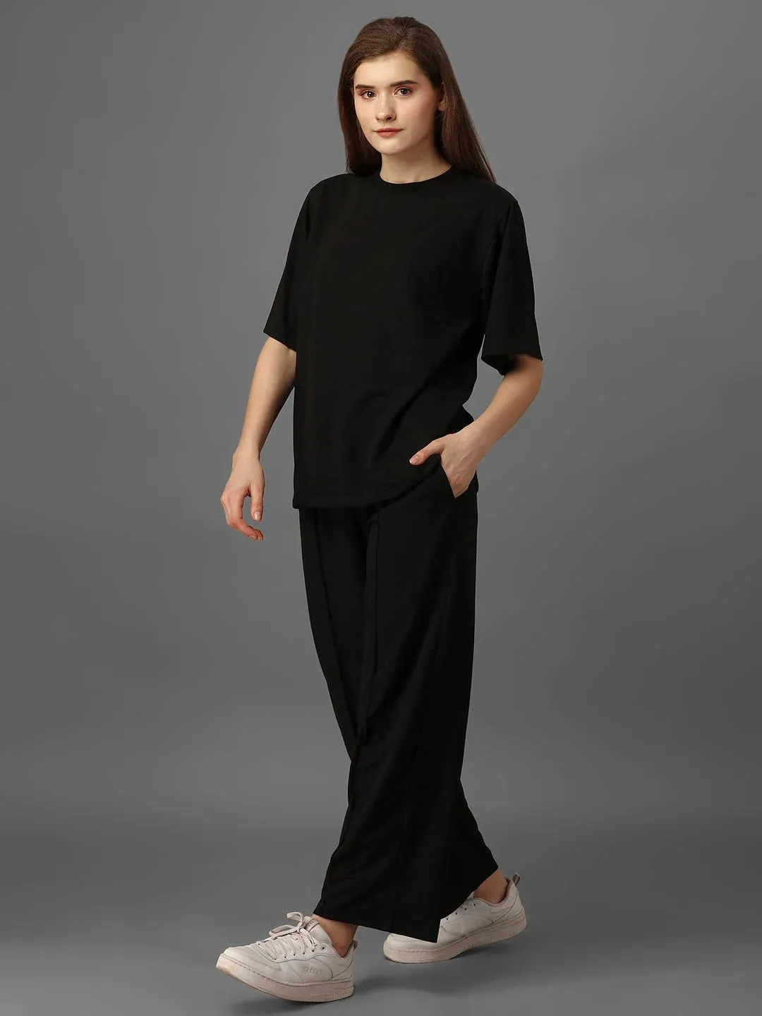 SXV Solid black Pull-On Trousers