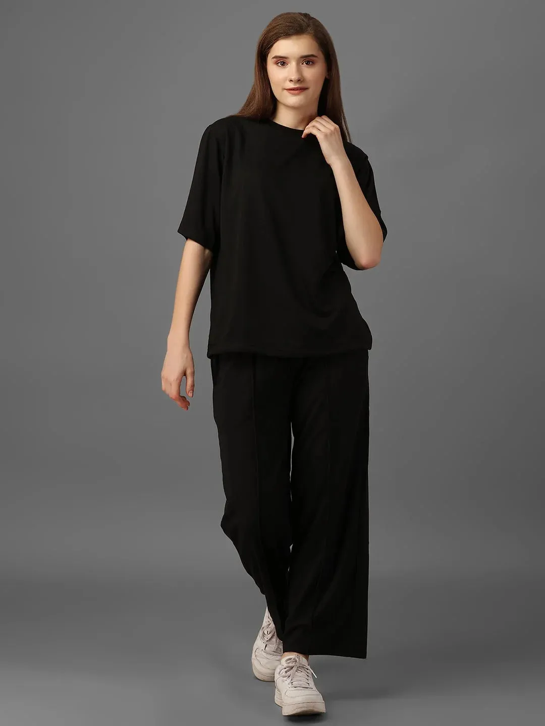 SXV Solid black Pull-On Trousers