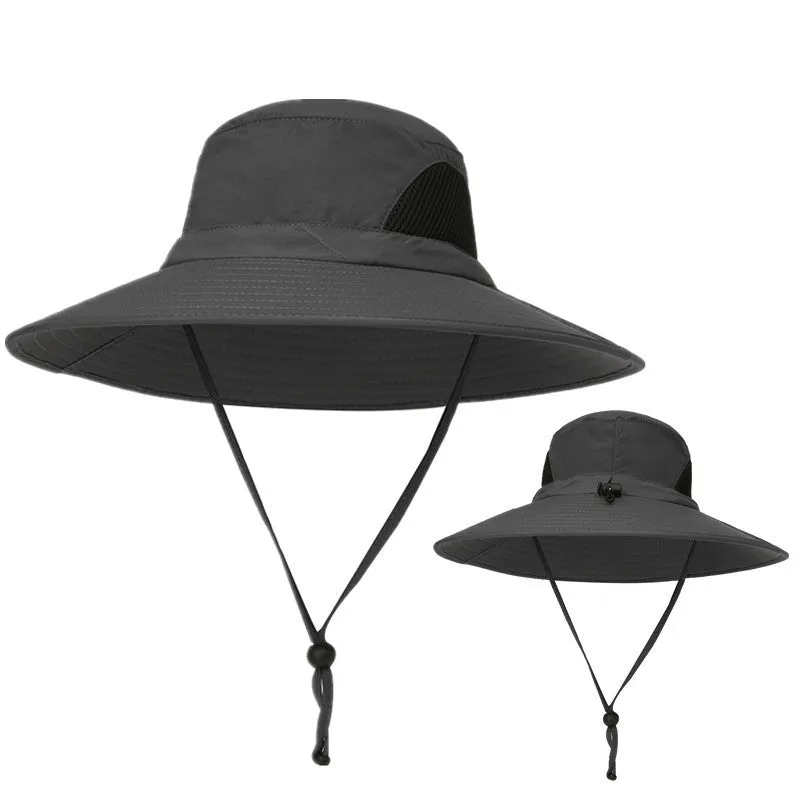 UV Protection-Foldable Mesh Waterproof Wide Brim Sun Hat